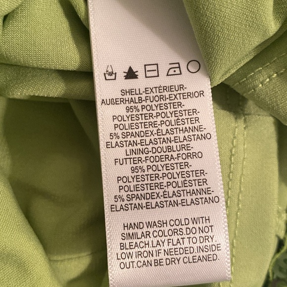 Dress the population lime green XXS sequined mini dress - Picture 5 of 8